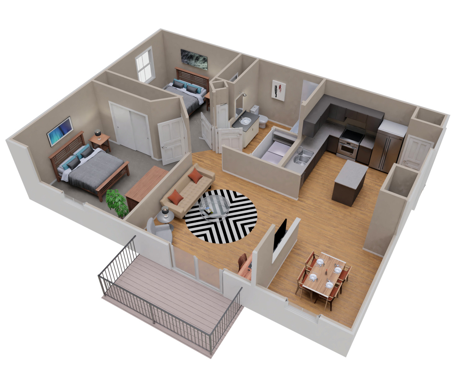 Two Bedroom Sheboygan Falls Apartment For Rent